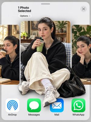 iOS Paylaşım Sayfası Pop-Out Efekti