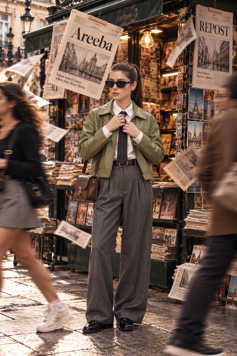 Editorial de Moda Urbana Parisiense