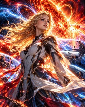 Retrato Sci-Fi: Odisseia da Erupção Solar