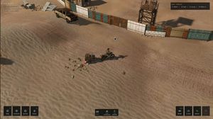 Escena de juego postapocalíptico con GPT-6 Astra