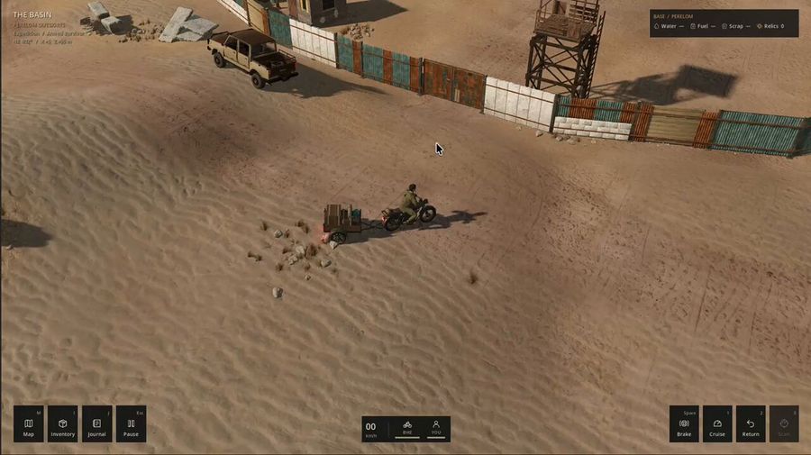 Escena de juego postapocalíptico con GPT-6 Astra