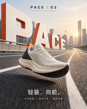 Prompt para póster de anuncio de zapatillas GPT-2 - 3