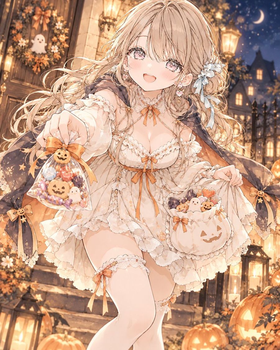 Halloween Candy Pocket Dress Prompt
