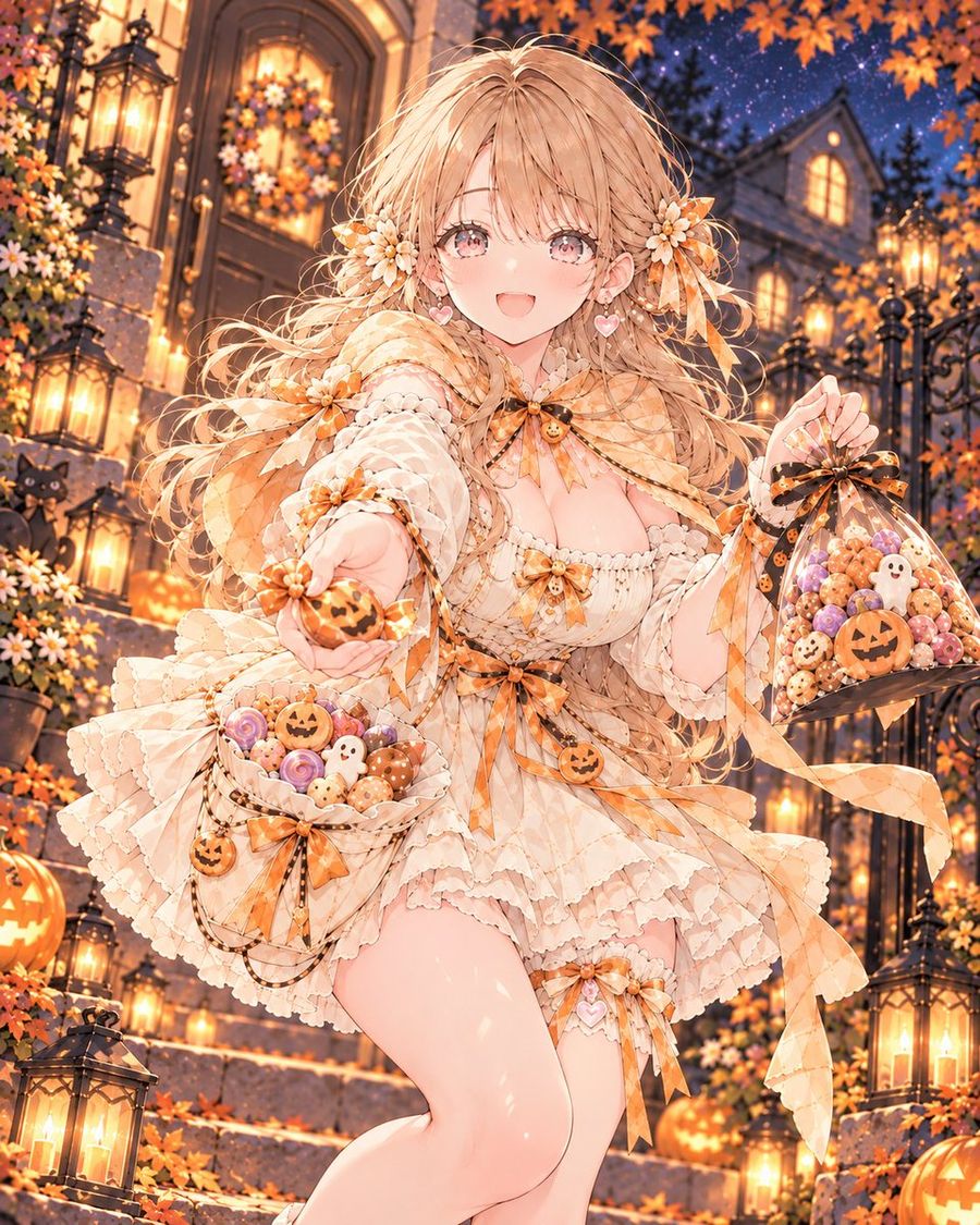Halloween Candy Pocket Dress Prompt