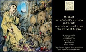 Haiku sobre una bodega de vino descuidada
