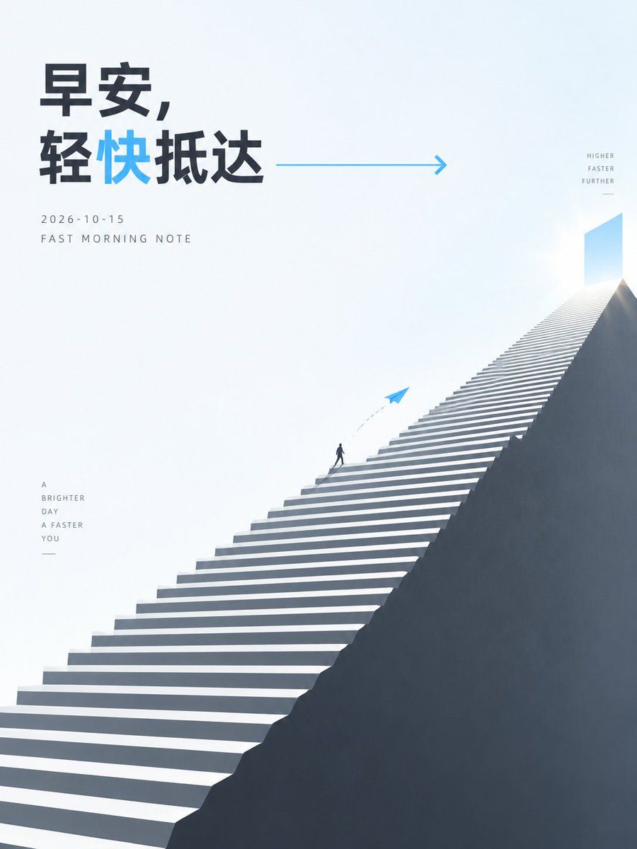 Poster Mattutino Minimalista con Scala