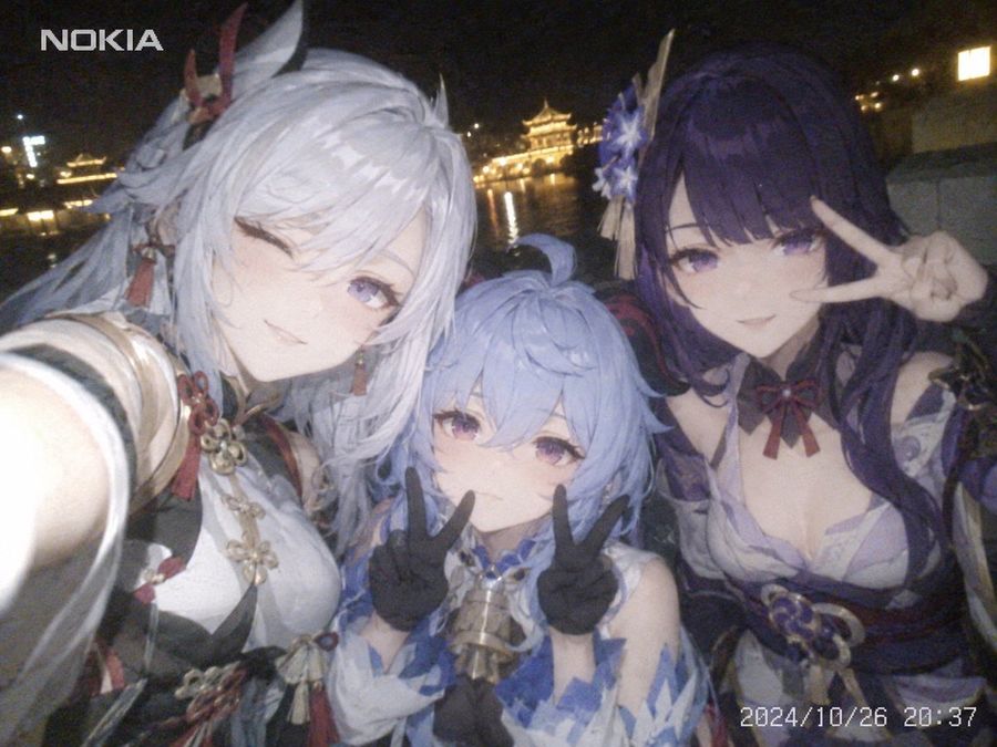 Anime Girls Nokia Selfie