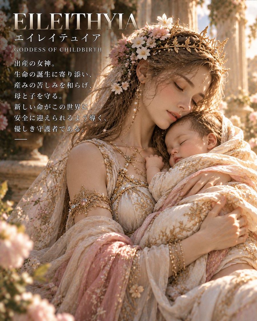 Portrait of Eileithyia Goddess