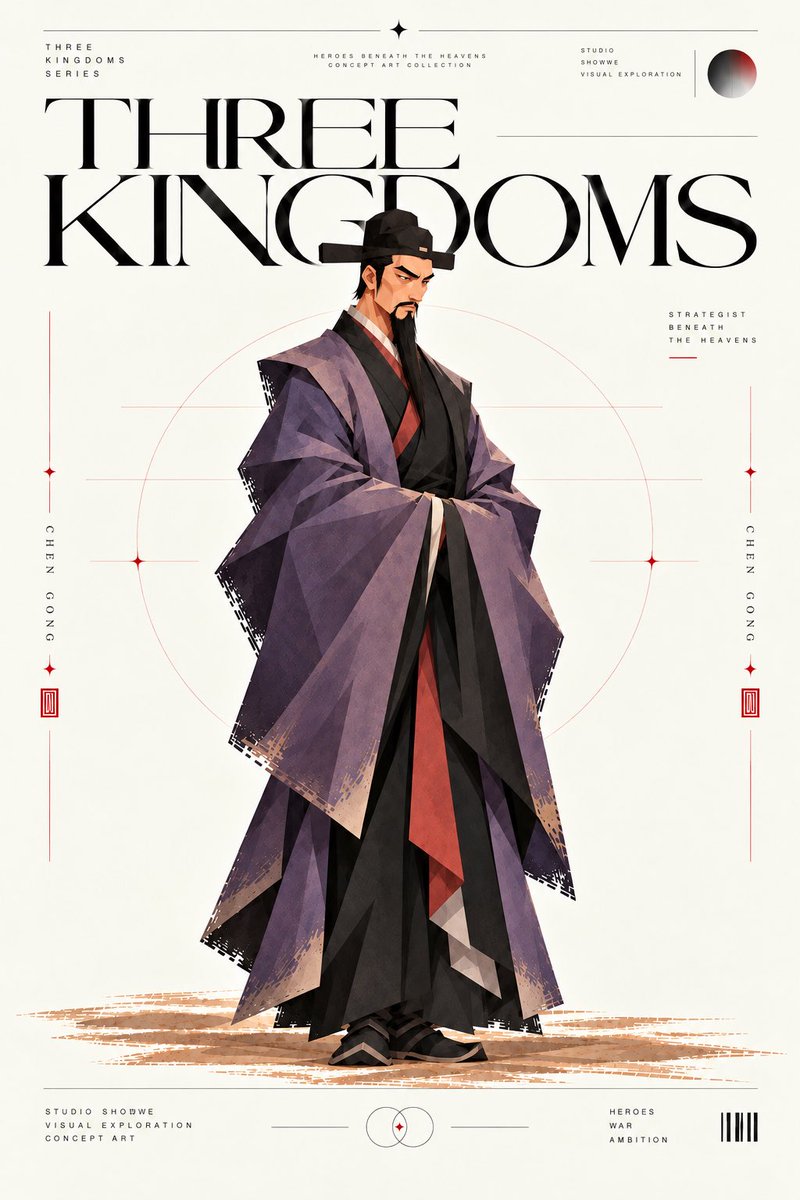 Poster Editoriale di Lu Bu dei Tre Regni