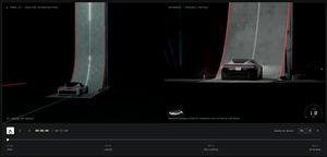 Secuencia del Roadster en Three.js