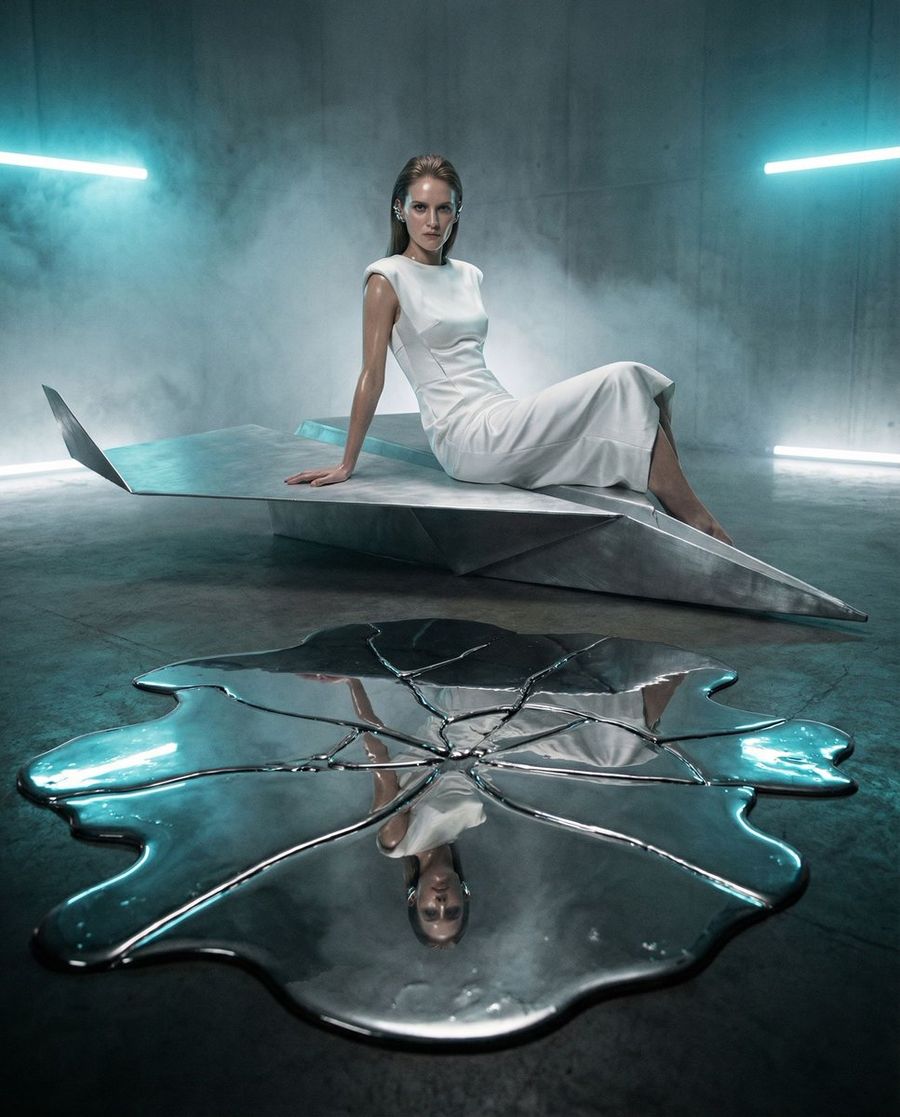 Origami Dreams Cyber Mirror Prompt