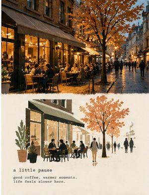 Vintage Travel-Journal Photo Collage