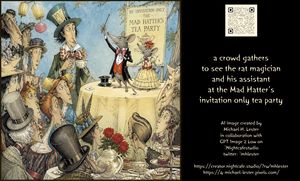 Rat Magician at Mad Hatter's Tea Party
