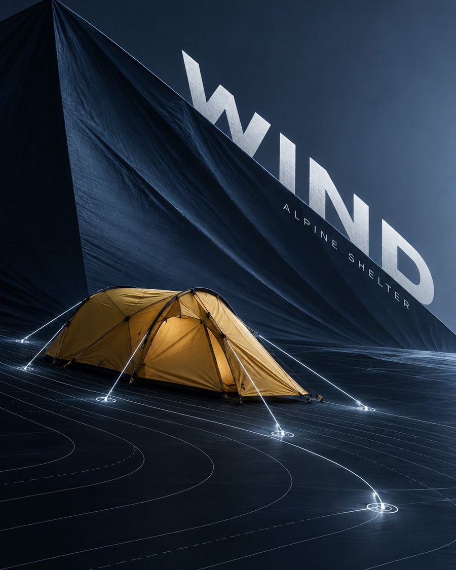 GPT Image 2 Camping Tent Poster Prompt: Night Coordinates