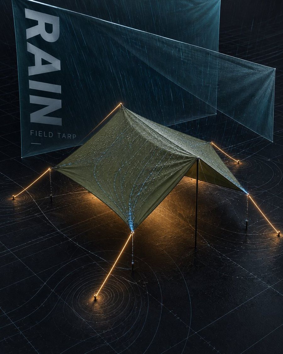 GPT Image 2 Camping Tent Poster Prompt: Night Coordinates