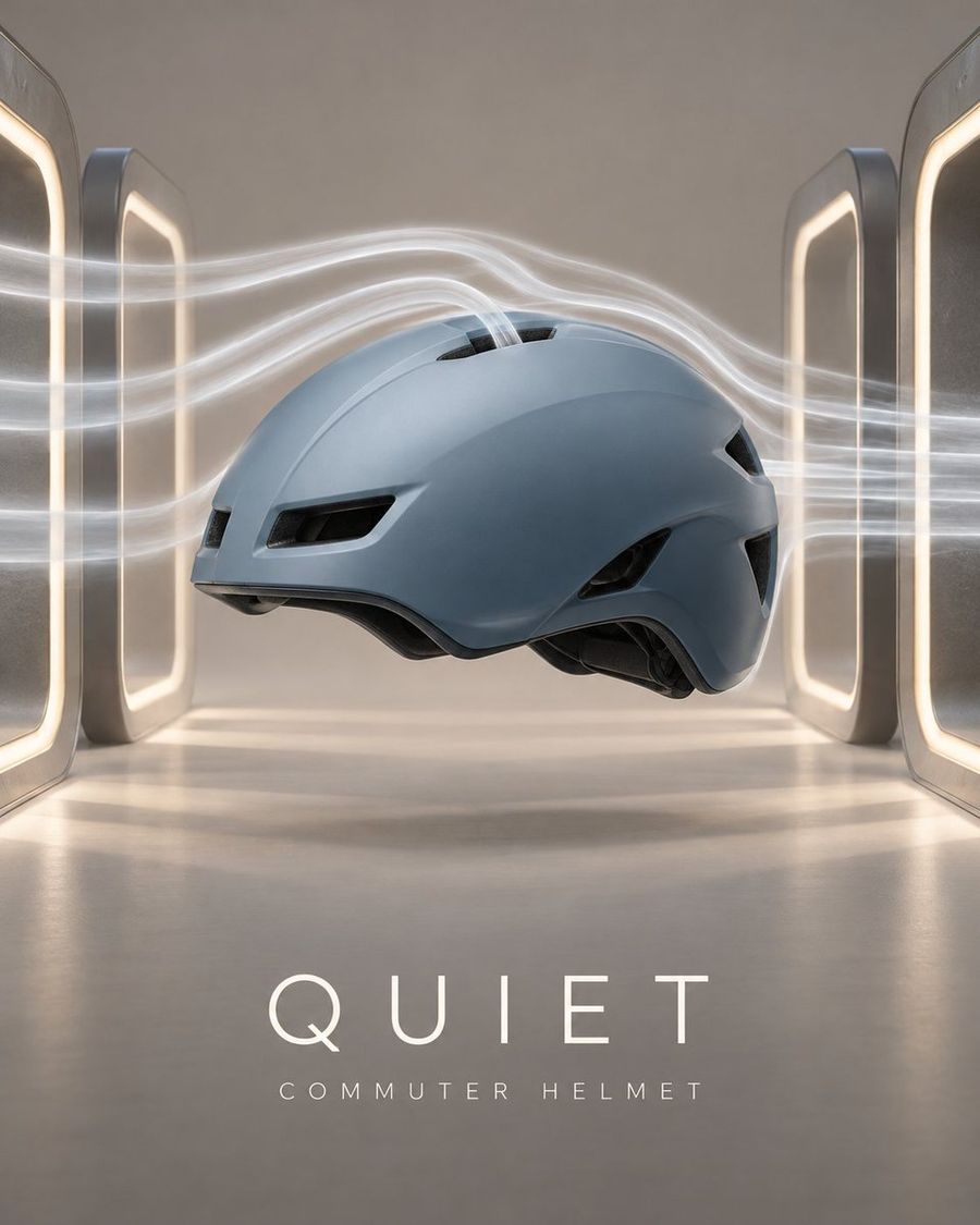 GPT Image 2 Cycling Helmet Poster Prompt: Airflow Profile