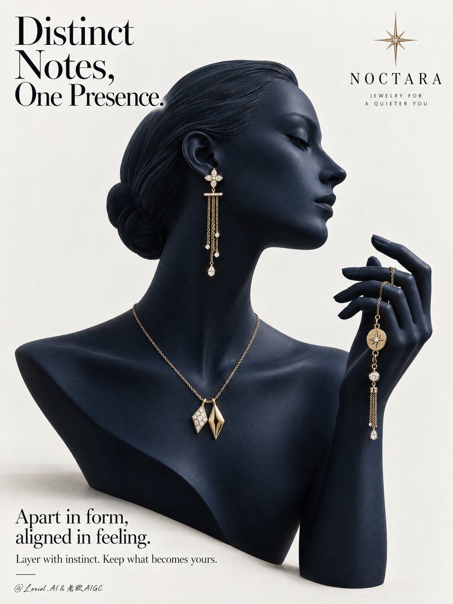 Luxury Jewelry Campaign Poster Prompt