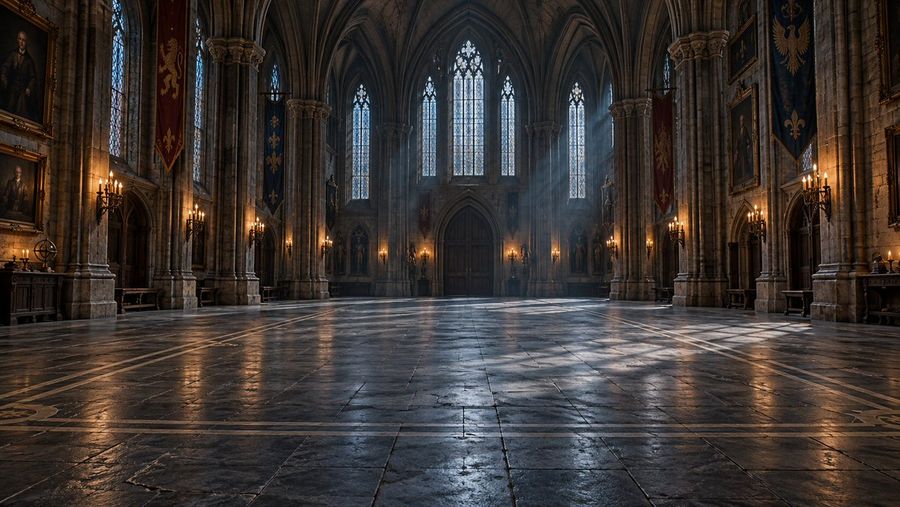 Grand Gothic Cathedral Hall