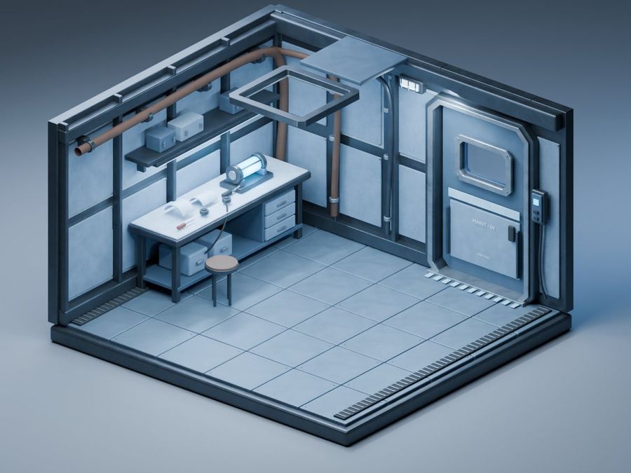 Prompt de Cámara Sci-Fi en Blender