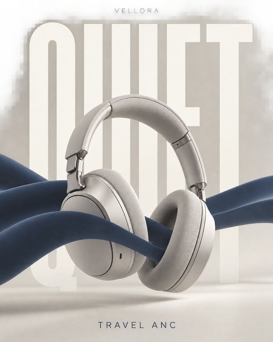 Prompt para Póster de Producto de Auriculares