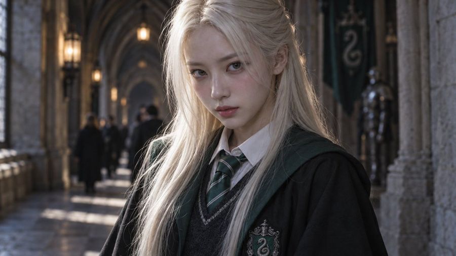 Portrait de femme Draco Malefoy Serpentard