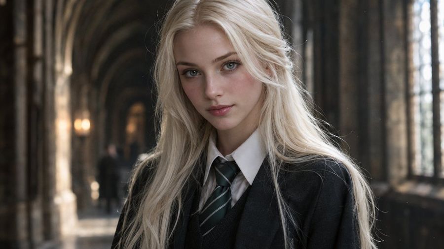Portrait de femme Draco Malefoy Serpentard