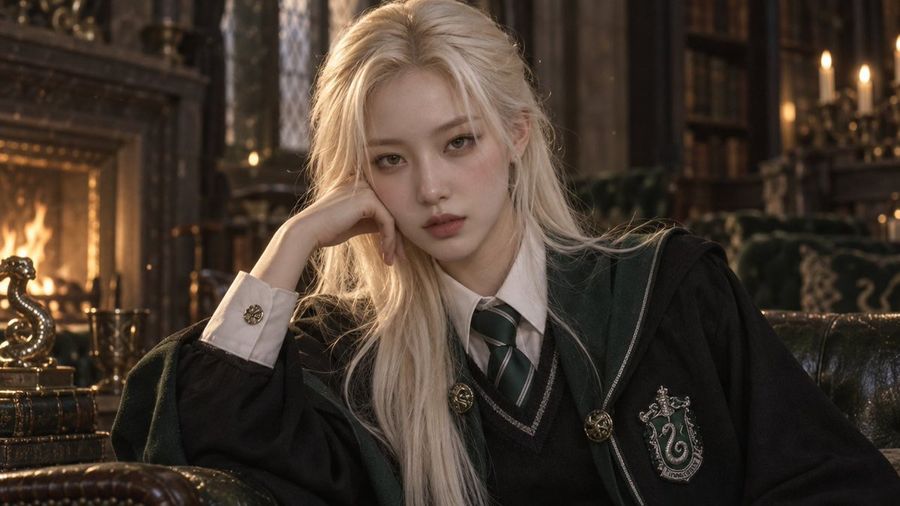 Portrait de femme Draco Malefoy Serpentard
