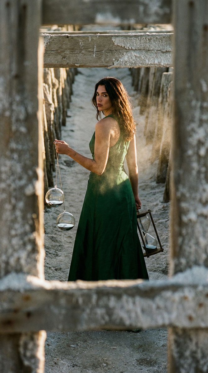 Сюрреалистичный вуайеристский портрет Dua Lipa