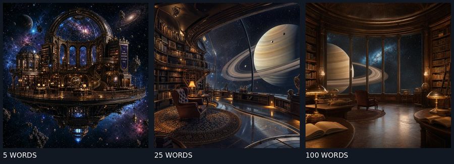 Сравнение длины промптов для GPT Image 2