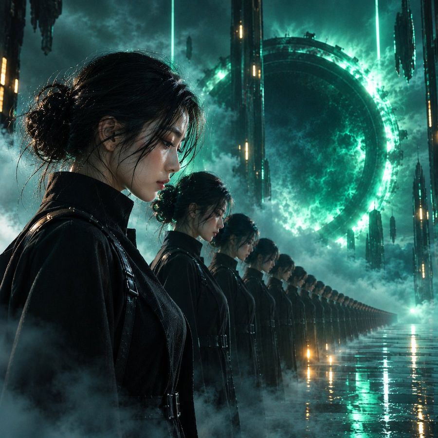 Кінематографічний портрет у стилі Sci-Fi: Клон
