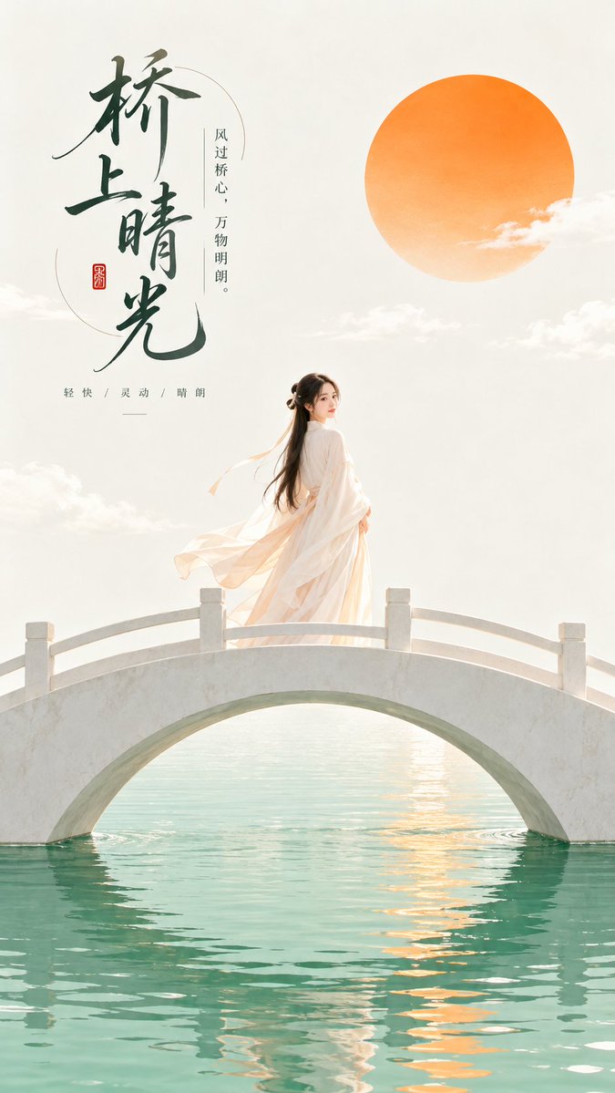 禪意極簡橋樑壁紙