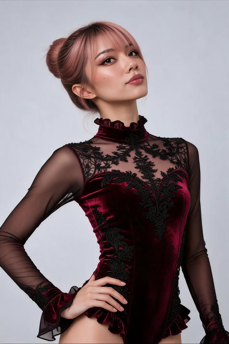 Порівняння портретів у оксамитовому купальнику Red Velvet