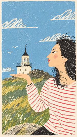 Vintage Storybook Travel Illustration Prompt - 2