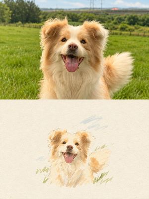 Photorealistic to Watercolor Transformation Prompts - 2
