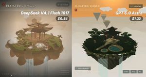 Esperienza Three.js del Mondo Fluttuante