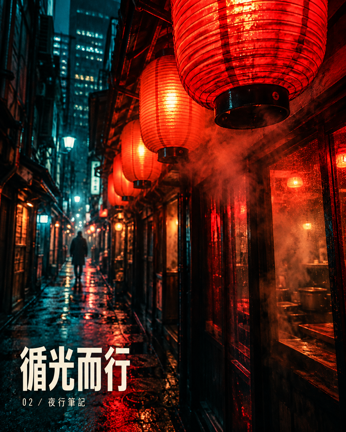循光而行：燈籠點亮的東京小巷