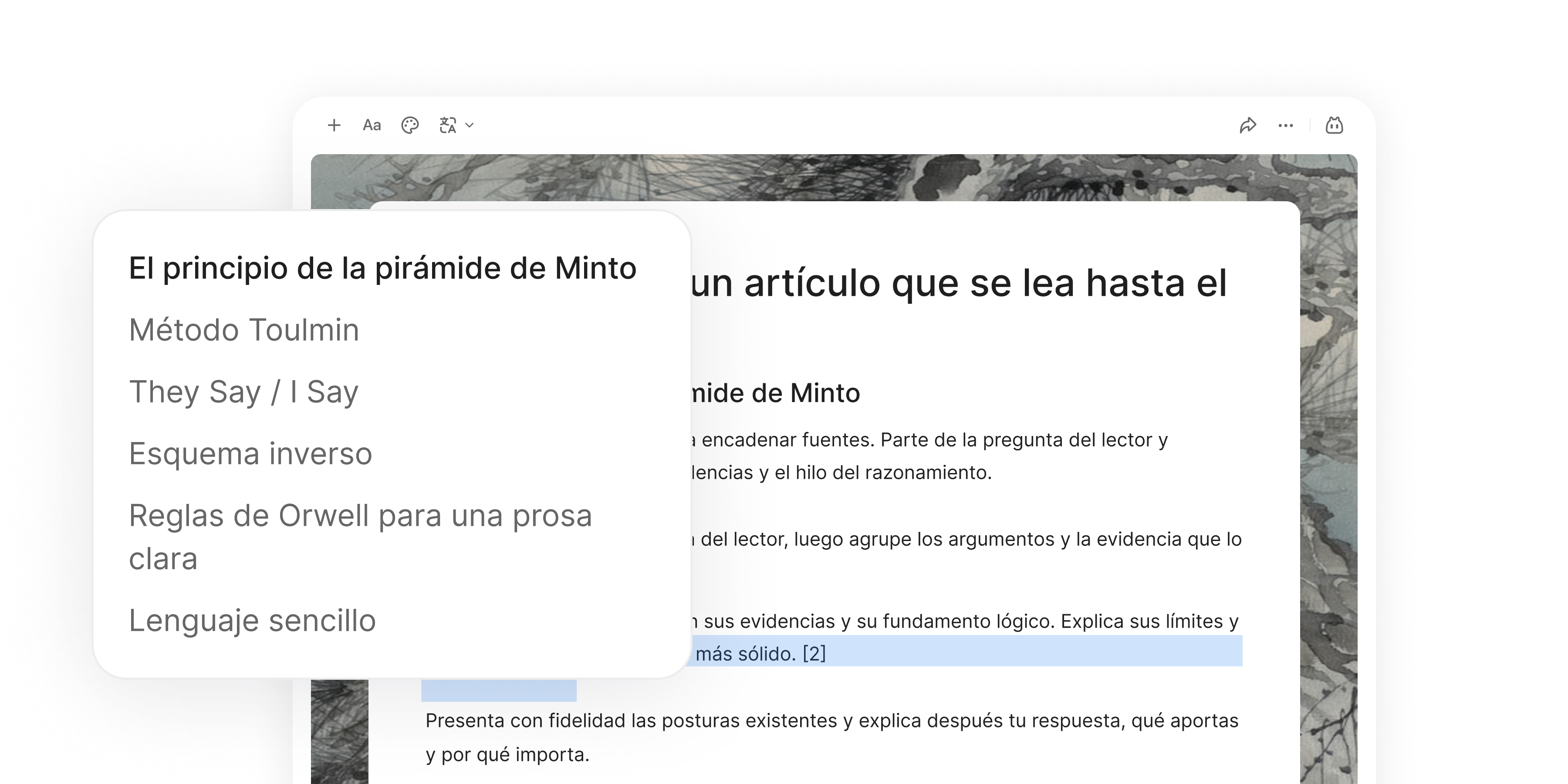 Forma — Páginas web, videos, podcasts, notas y conversaciones de IA recopiladas guardadas juntas en un espacio de trabajo de YouMind