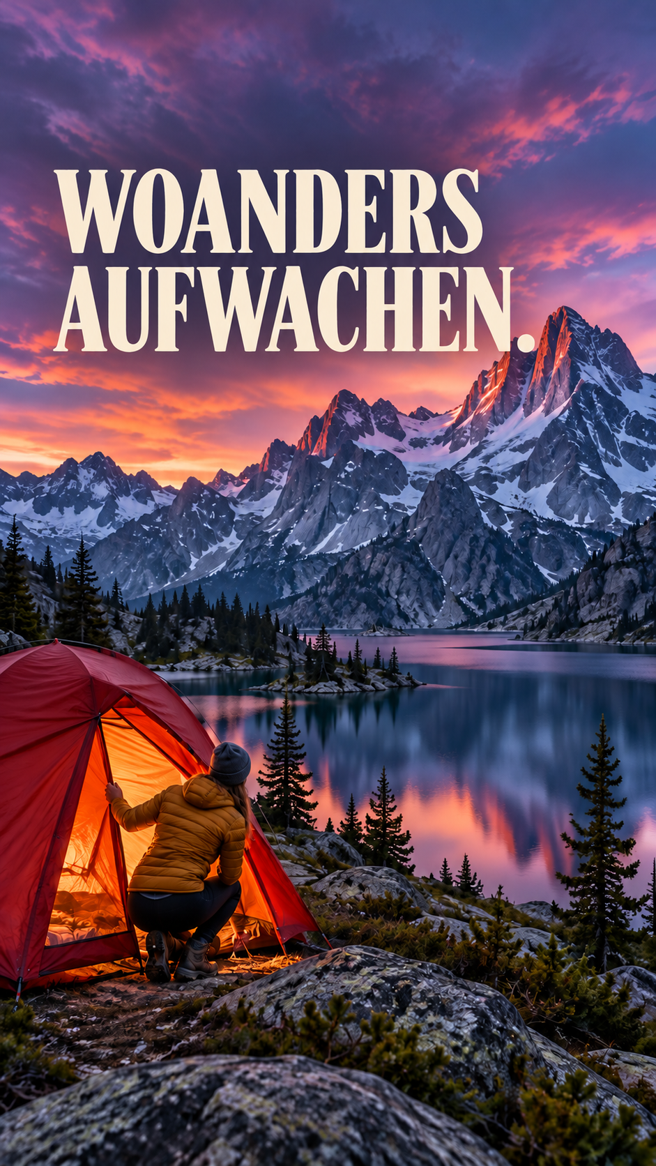 Wach an einem neuen Ort auf
