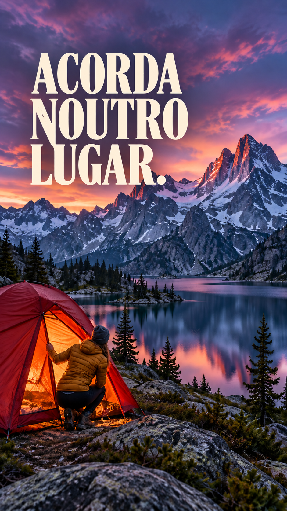 Acorda num lugar novo