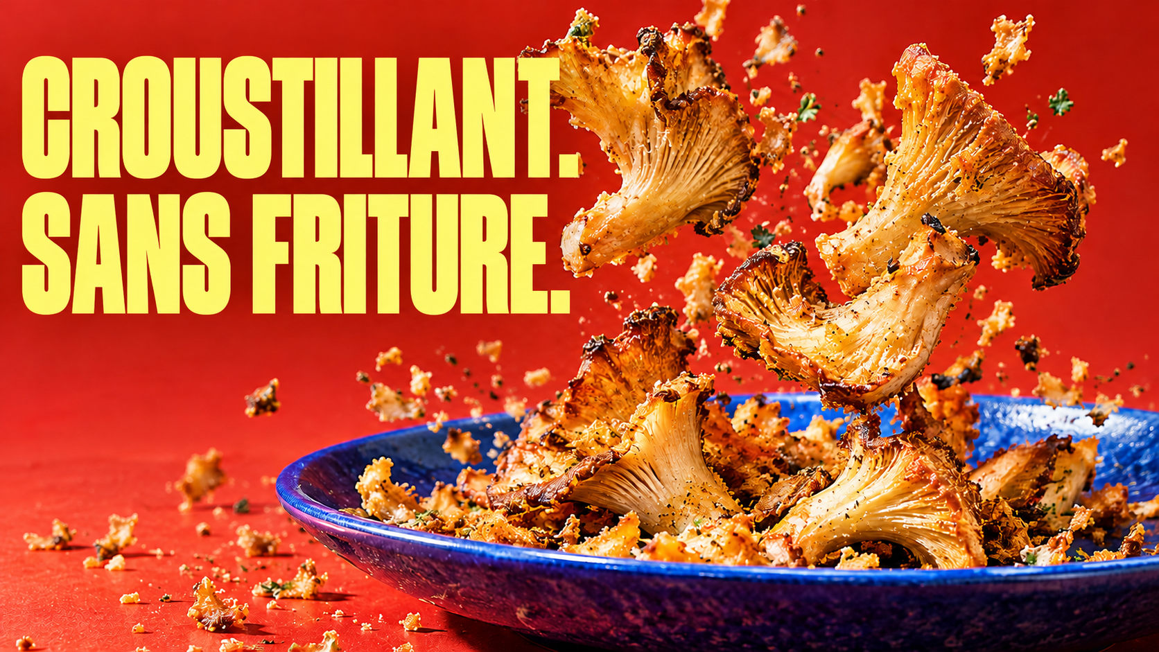Des champignons croustillants autrement