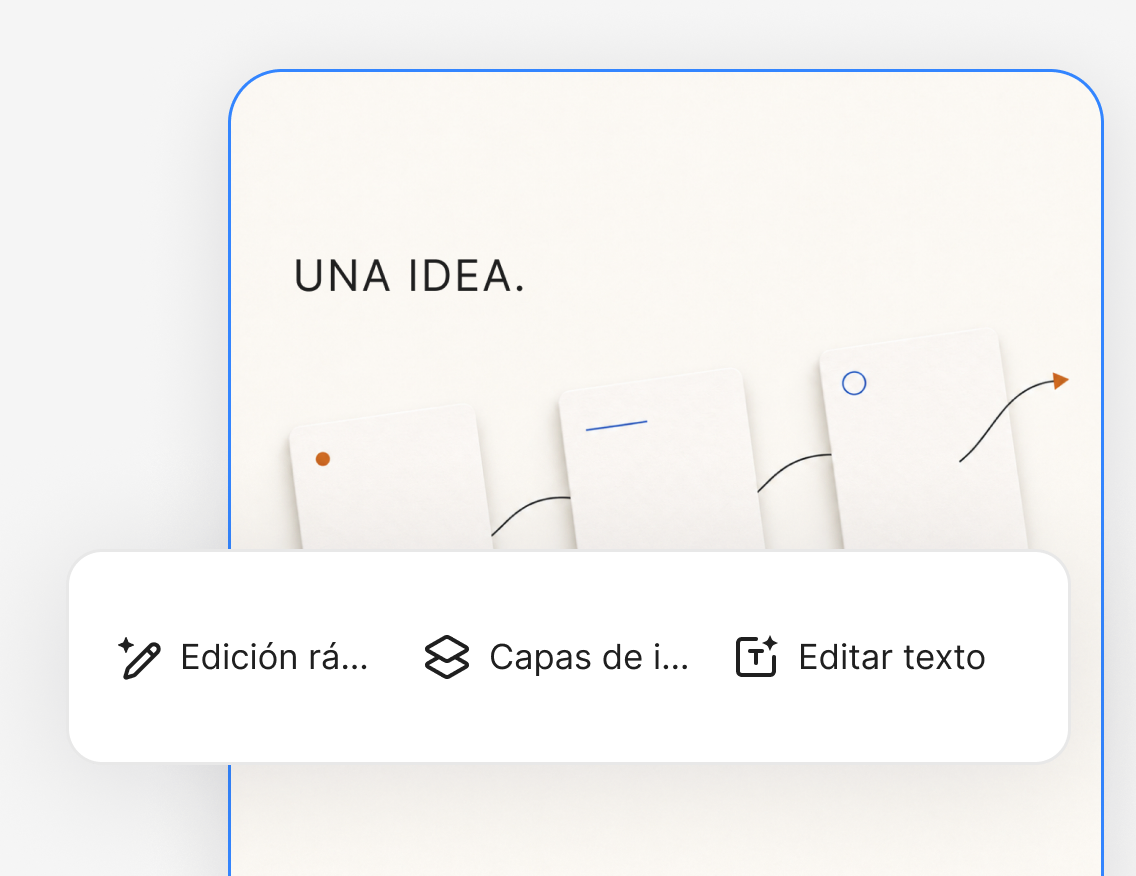 Edita la imagen directamente