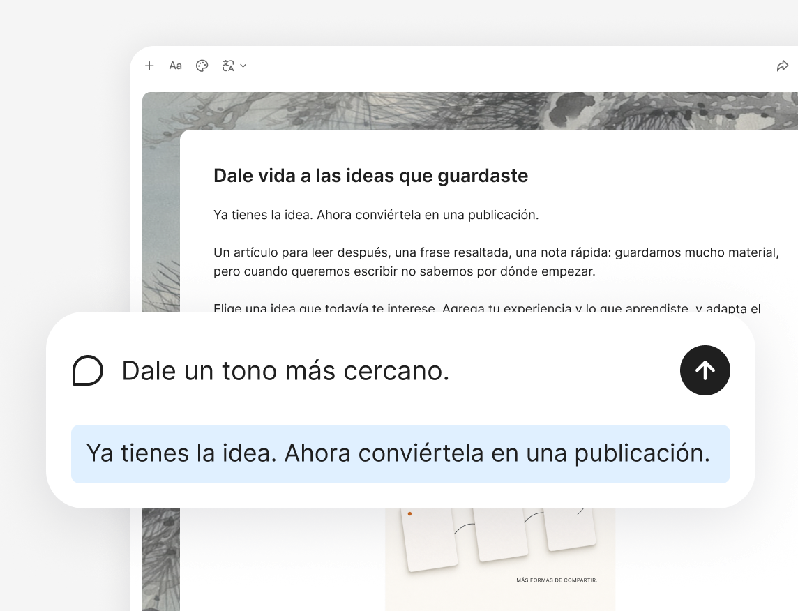 Reescribe la apertura y ajusta el tono