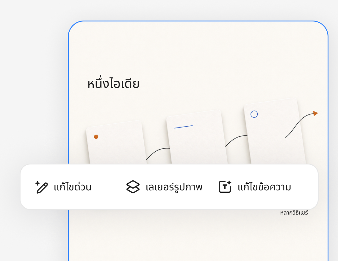 แก้ไขภาพได้ทันที