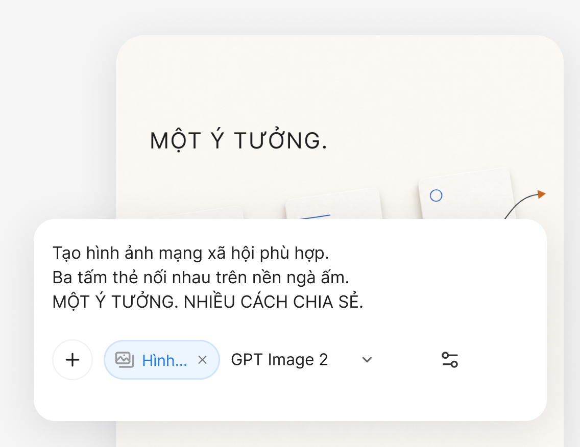 Tạo hình ảnh phù hợp
