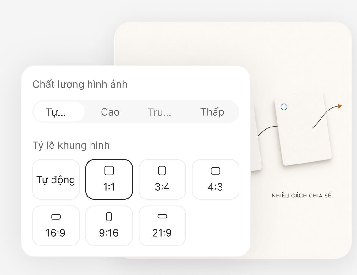 Điều chỉnh hình ảnh cho từng kênh